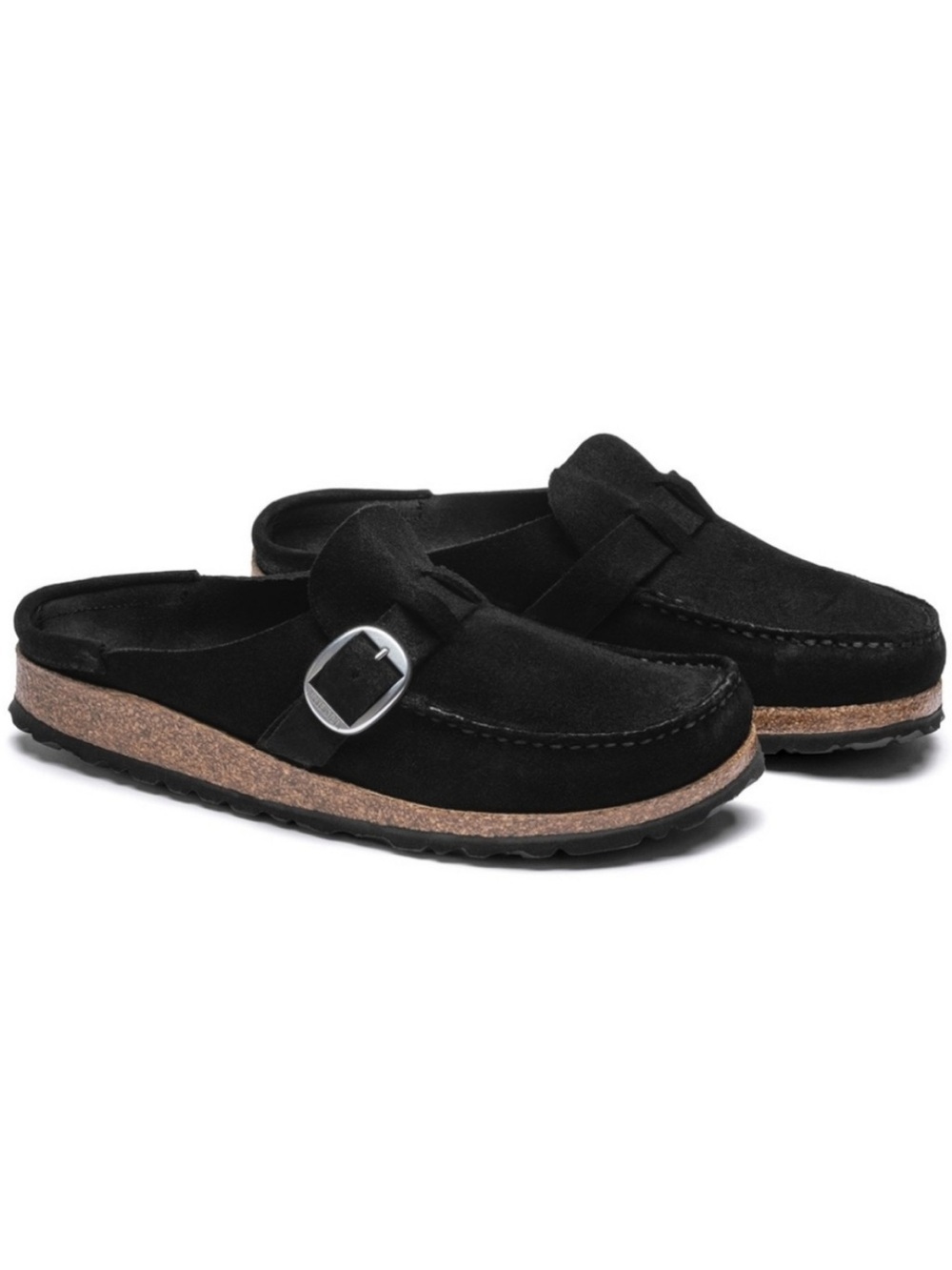 Birkenstock Buckley Black Suede Clog Size 42 W11 M9